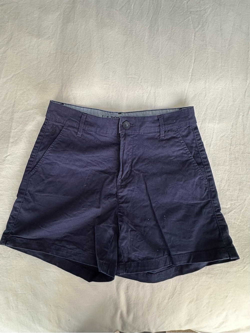 U.S. Polo Association Navy Twill Shorts